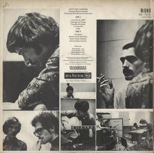 Gary Burton Lofty Fake Anagram vinyl LP album (LP record) UK GB5LPLO877681