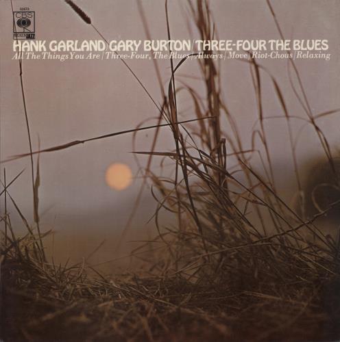 Gary Burton Three-Four The Blues vinyl LP album (LP record) UK GB5LPTH879374