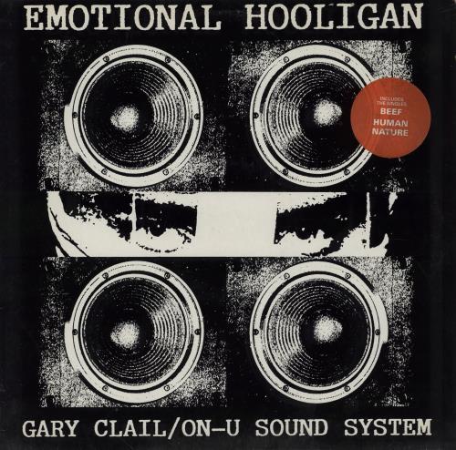 Gary Clail Emotional Hooligan - Stickered sleeve vinyl LP album (LP record) UK GYCLPEM752890