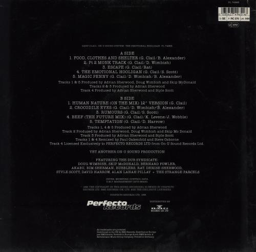 Gary Clail Emotional Hooligan - Stickered sleeve vinyl LP album (LP record) UK GYCLPEM752890