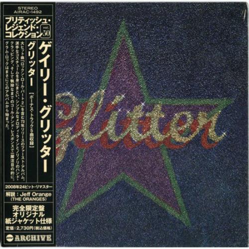 Gary Glitter Glitter CD album (CDLP) Japanese GLICDGL449798