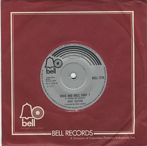 Gary Glitter Rock And Roll Part 1 7" vinyl single (7 inch record / 45) UK GLI07RO386099