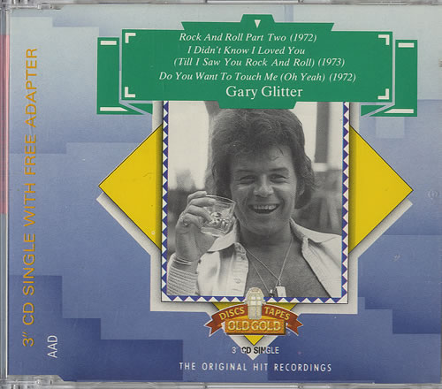 Gary Glitter Rock And Roll Part Two 3" CD single (CD3) UK GLIC3RO98724
