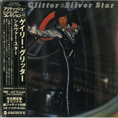 Gary Glitter Silver Star CD album (CDLP) Japanese GLICDSI449806