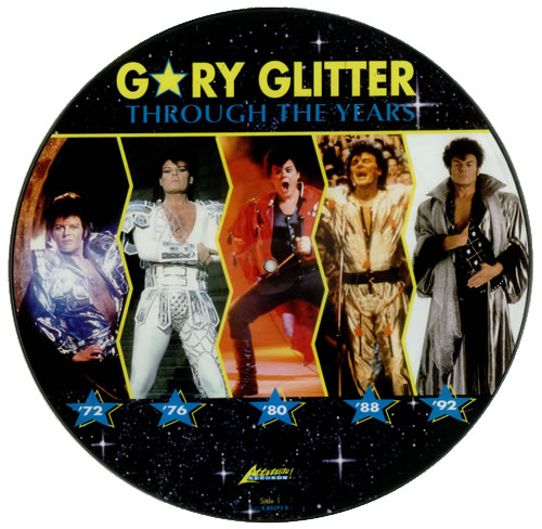 Gary Glitter Through The Years 12" vinyl picture disc (12 inch picture record) UK GLI2PTH10942
