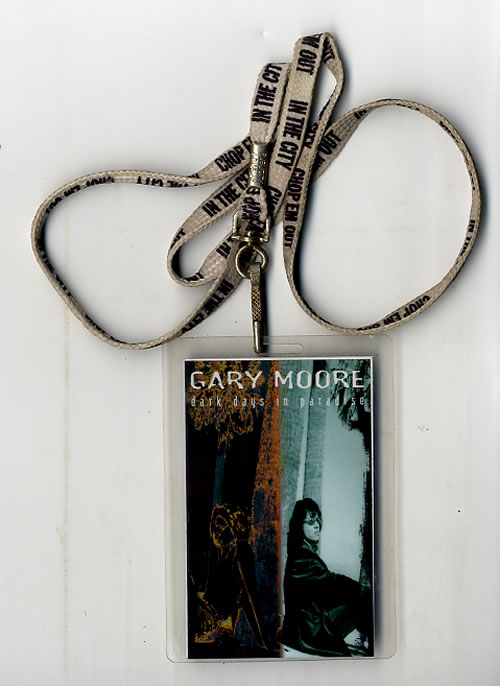 Gary Moore Dark Days In Paradise tour pass UK MOOTPDA591394