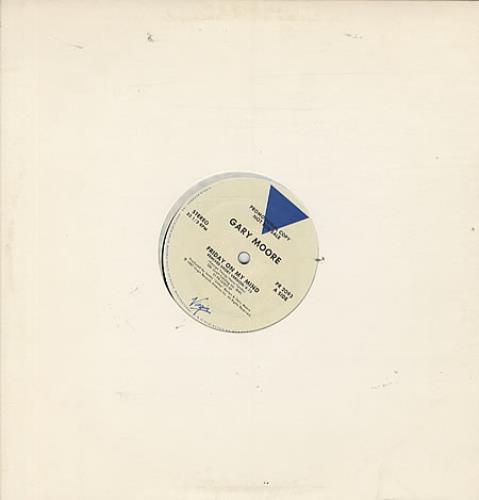 Gary Moore Friday On My Mind 12" vinyl single (12 inch record / Maxi-single) US MOO12FR86124