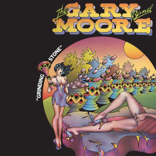 Gary Moore Grinding Stone - Flaming Coloured Vinyl 180 Gram vinyl LP album (LP record) UK MOOLPGR809802