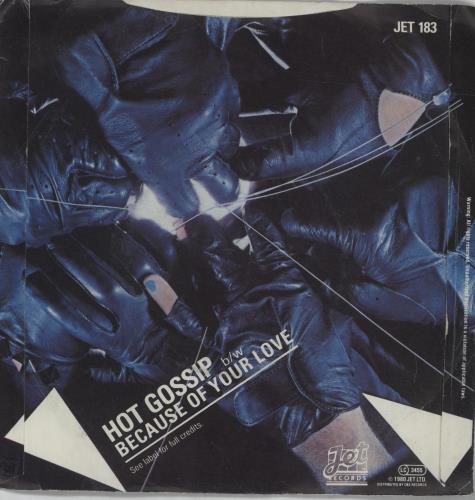 Gary Moore Hot Gossip 7" vinyl single (7 inch record / 45) UK MOO07HO156808