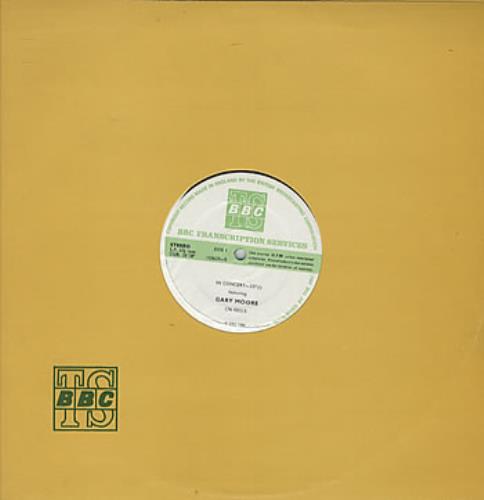 Gary Moore In Concert vinyl LP album (LP record) UK MOOLPIN229774