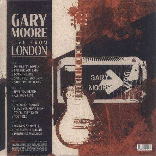 Gary Moore Live From London - 180gm Blue Vinyl - Sealed 2-LP vinyl record set (Double LP Album) UK MOO2LLI739468