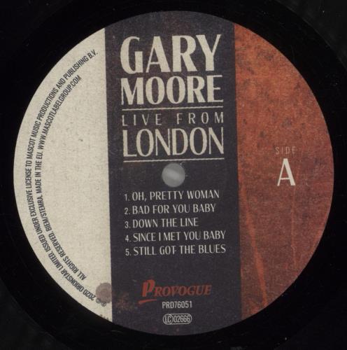 Gary Moore Live From London - 180gm Vinyl 2-LP vinyl record set (Double LP Album) UK MOO2LLI879562