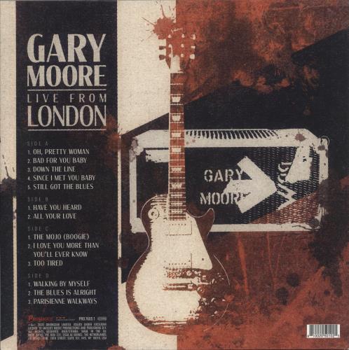 Gary Moore Live From London - 180gm Vinyl 2-LP vinyl record set (Double LP Album) UK MOO2LLI879562