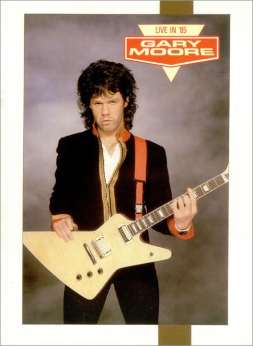 Gary Moore Live In '85 tour programme UK MOOTRLI184844