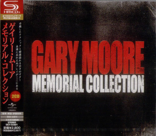 Gary Moore Memorial Collection CD album (CDLP) Japanese MOOCDME537065