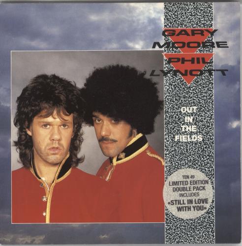 Gary Moore Out In The Fields - Double Pack 7" vinyl single (7 inch record / 45) UK MOO07OU17188