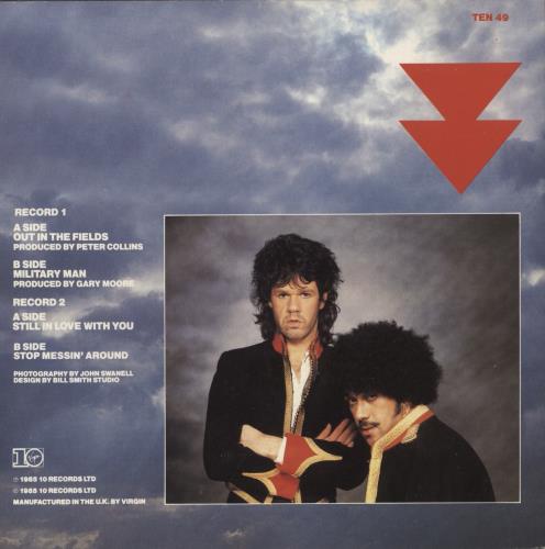 Gary Moore Out In The Fields - Double Pack 7" vinyl single (7 inch record / 45) UK MOO07OU17188