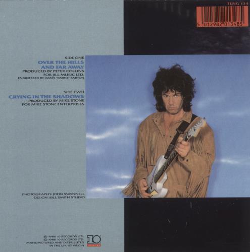 Gary Moore Over The Hills And Far Away 7" vinyl single (7 inch record / 45) UK MOO07OV67062