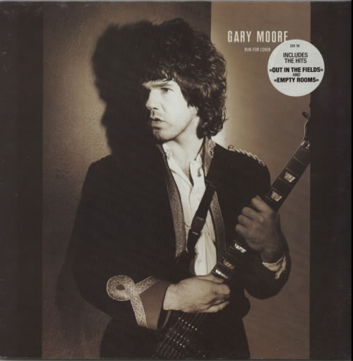 Gary Moore Run For Cover + Press Release vinyl LP album (LP record) UK MOOLPRU596269