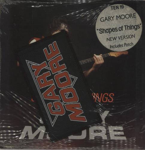 Gary Moore Shapes Of Things + Patch 7" vinyl single (7 inch record / 45) UK MOO07SH43074