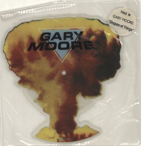 Gary Moore Shapes Of Things shaped picture disc (picture disc vinyl record) UK MOOSHSH19146
