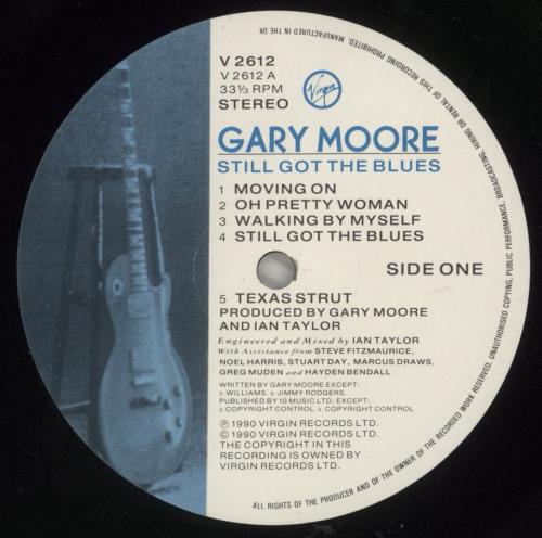 Gary Moore Still Got The Blues - Hype Sticker - EX vinyl LP album (LP record) UK MOOLPST879269