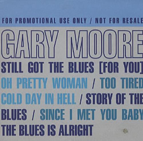 Gary Moore Still Got The Blues Sampler CD album (CDLP) UK MOOCDST27373