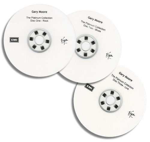 Gary Moore The Platinum Collection CD-R acetate UK MOOCRTH378924