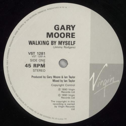 Gary Moore Walking By Myself 12" vinyl single (12 inch record / Maxi-single) UK MOO12WA543841