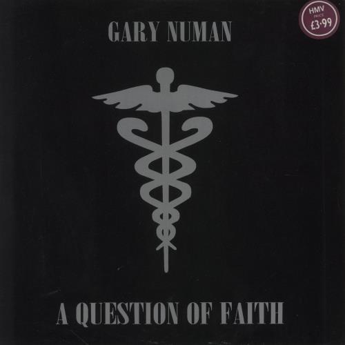 Gary Numan A Question Of Faith - Store Price stickered 12" vinyl single (12 inch record / Maxi-single) UK NUM12AQ849553