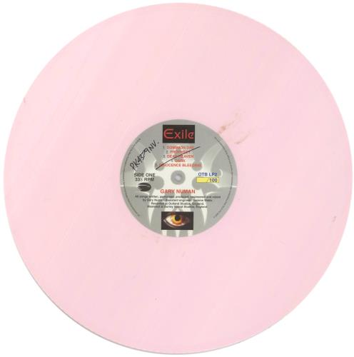 Gary Numan Exile - Pink Vinyl vinyl LP album (LP record) UK NUMLPEX863373
