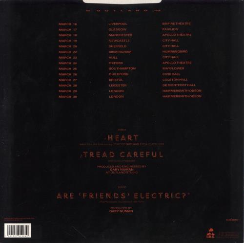 Gary Numan Heart 12" vinyl single (12 inch record / Maxi-single) UK NUM12HE18265