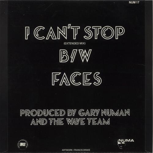 Gary Numan I Can't Stop + Flexi 12" vinyl single (12 inch record / Maxi-single) UK NUM12IC16495