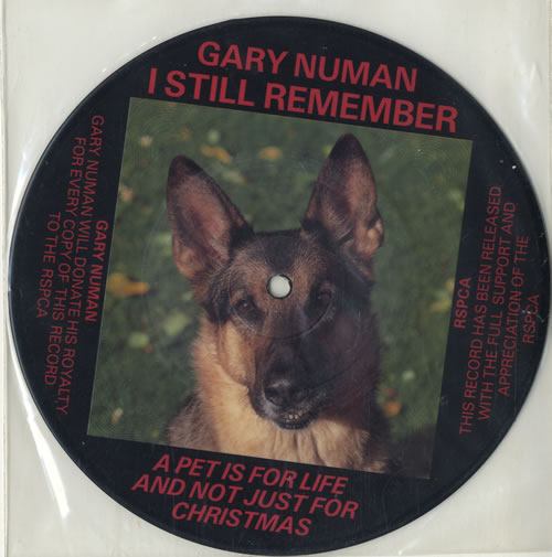 Gary Numan I Still Remember 7" vinyl picture disc (7 inch picture disc single) UK NUM7PIS11680