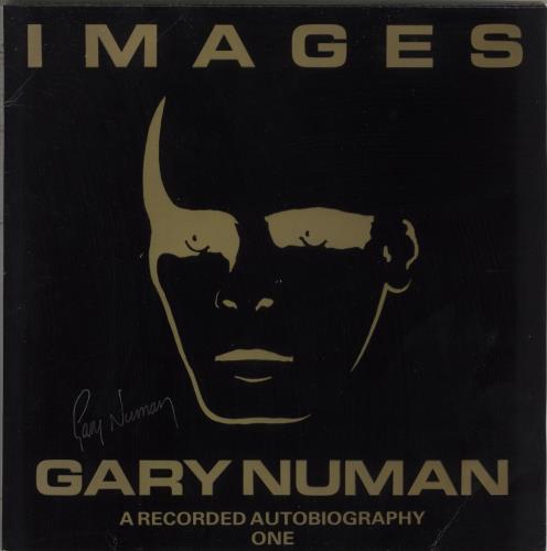 Gary Numan Images One / Two - Autographed 2-LP vinyl record set (Double LP Album) UK NUM2LIM888703