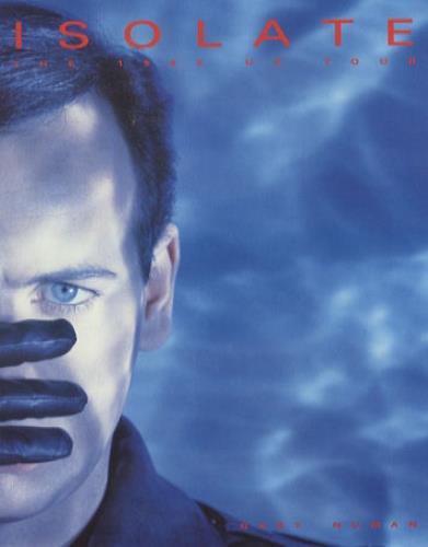 Gary Numan Isolate 1992 tour programme UK NUMTRIS59569