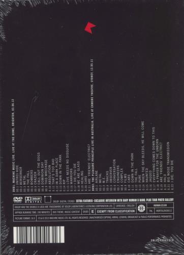 Gary Numan Machine Music Live - Sealed DVD UK NUMDDMA808278