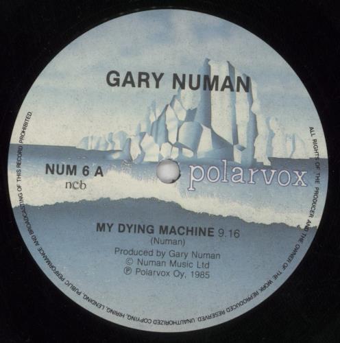 Gary Numan My Dying Machine 12" vinyl single (12 inch record / Maxi-single) Finnish NUM12MY849397