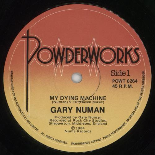 Gary Numan My Dying Machine 12" vinyl single (12 inch record / Maxi-single) Australian NUM12MY851475