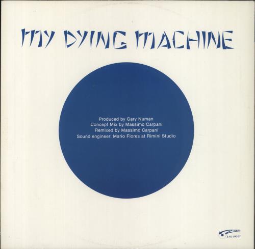 Gary Numan My Dying Machine 12" vinyl single (12 inch record / Maxi-single) Italian NUM12MY89620