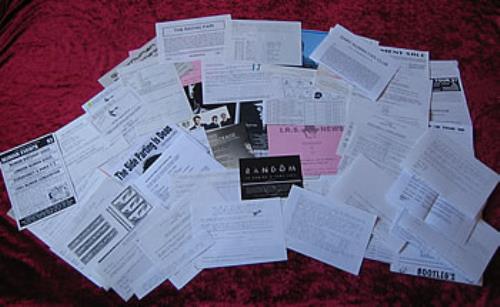 Gary Numan Paper Goods Collection handbill UK NUMHBPA322705