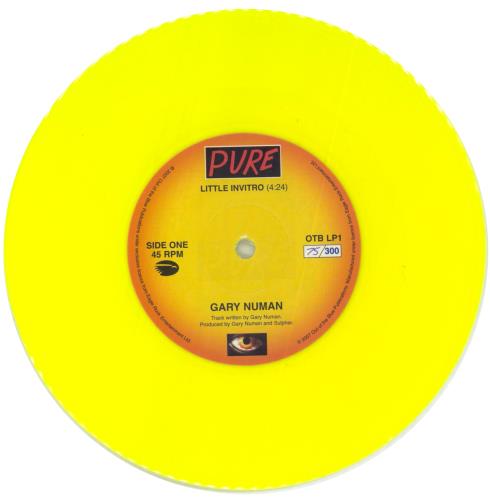 Gary Numan Pure + 7" - Clear vinyl LP album (LP record) UK NUMLPPU793783