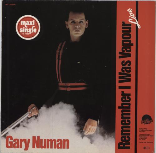 Gary Numan Remember I Was Vapour (Live) - EX 12" vinyl single (12 inch record / Maxi-single) German NUM12RE648708