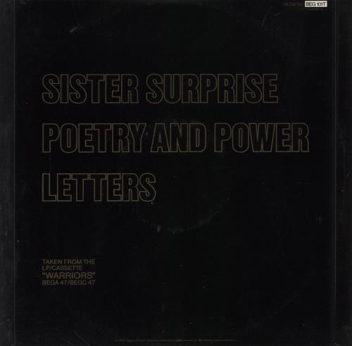 Gary Numan Sister Surprise 12" vinyl single (12 inch record / Maxi-single) UK NUM12SI104226