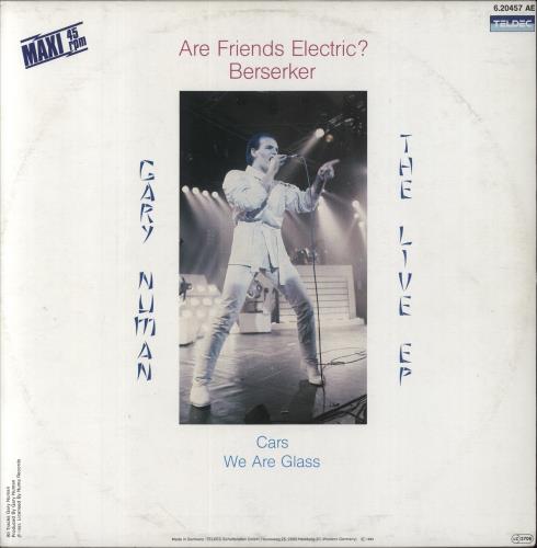 Gary Numan The Live EP 12" vinyl single (12 inch record / Maxi-single) UK NUM12TH860477