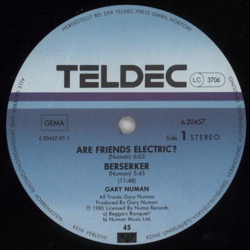 Gary Numan The Live EP 12" vinyl single (12 inch record / Maxi-single) UK NUM12TH860477