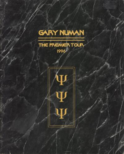 Gary Numan The Premier Tour 1996 tour programme UK NUMTRTH145147