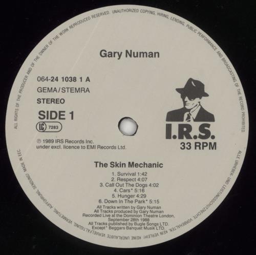 Gary Numan The Skin Mechanic vinyl LP album (LP record) Dutch NUMLPTH860460