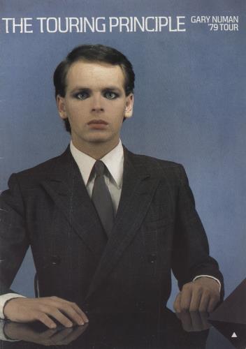 Gary Numan The Touring Principle tour programme UK NUMTRTH857802