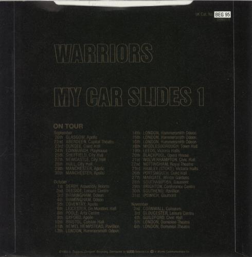 Gary Numan Warriors 7" vinyl single (7 inch record / 45) UK NUM07WA103824